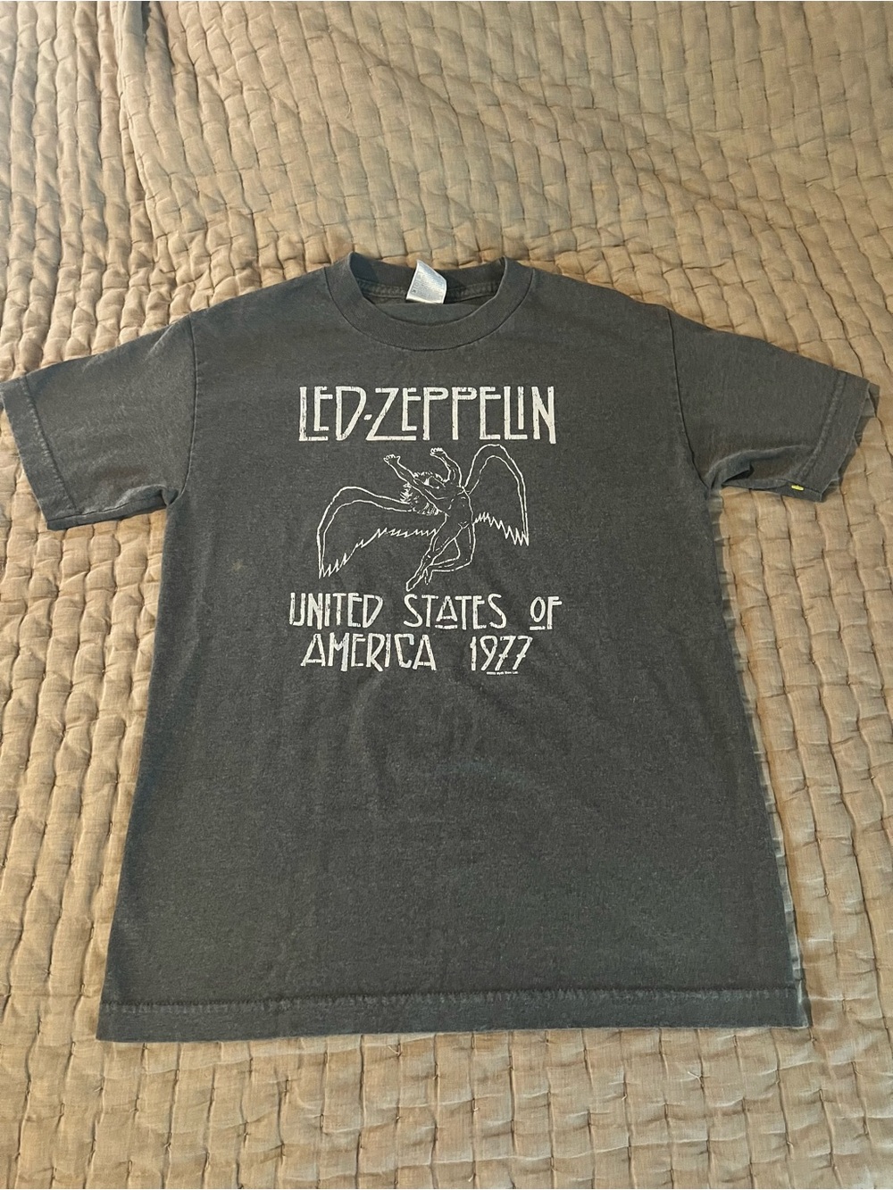 Led Zeppelin 1975 Tour - Graphic Band Tee - Black